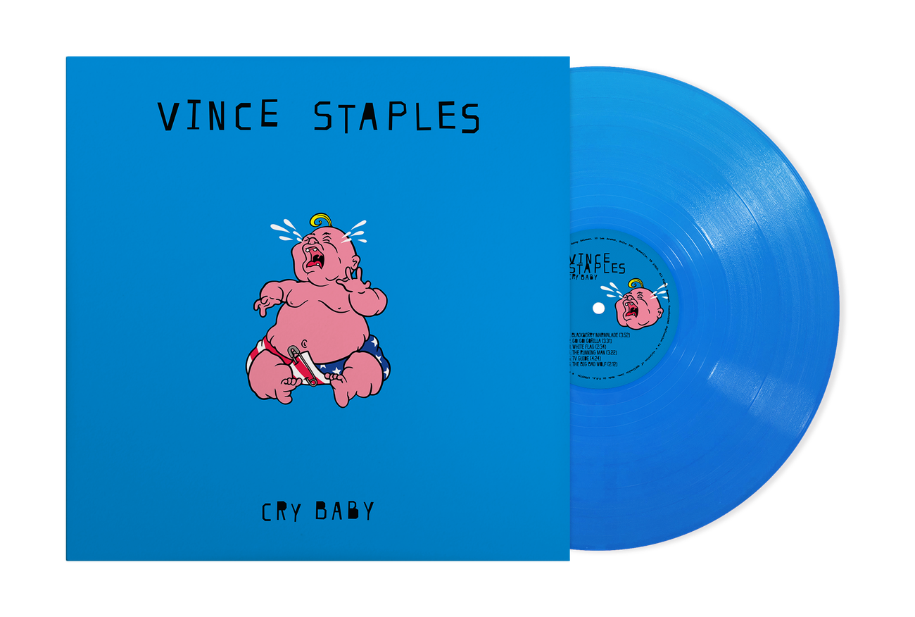 STAPLES, VINCE - CRY BABY : BLUE VINYL (UK EDITION) - LP