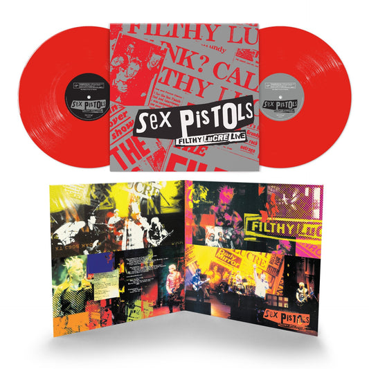SEX PISTOLS - FILTHY LUCRE LIVE : 2 BONUS (RED 2LP) - LP