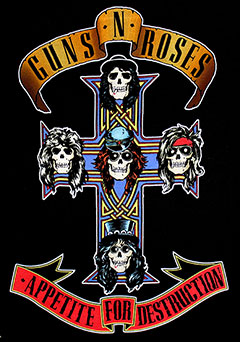 GUNS N' ROSES - APPETITE FOR DESTRUCTION : XL - TSH