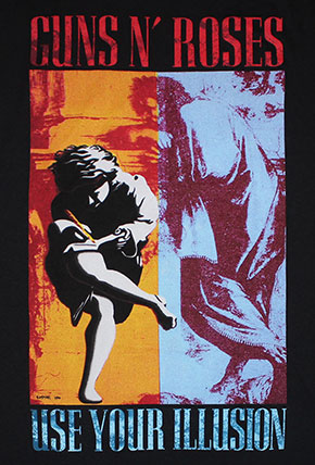 GUNS N' ROSES - USE YOUR ILLUSION SPLIT: MEDIUM - TSH
