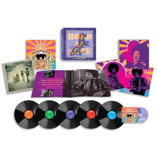 HENDRIX, JIMI - BOLD AS LOVE : 5LP + BR DELUXE EDITION - LP