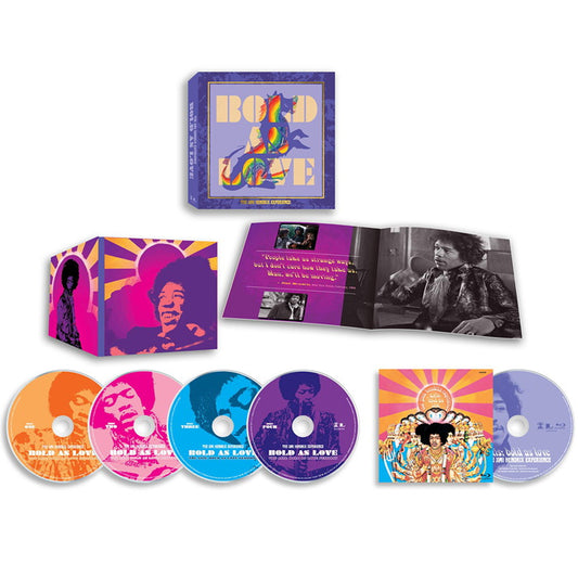HENDRIX, JIMI - BOLD AS LOVE : 4CD + BR DELUXE EDITION - CD