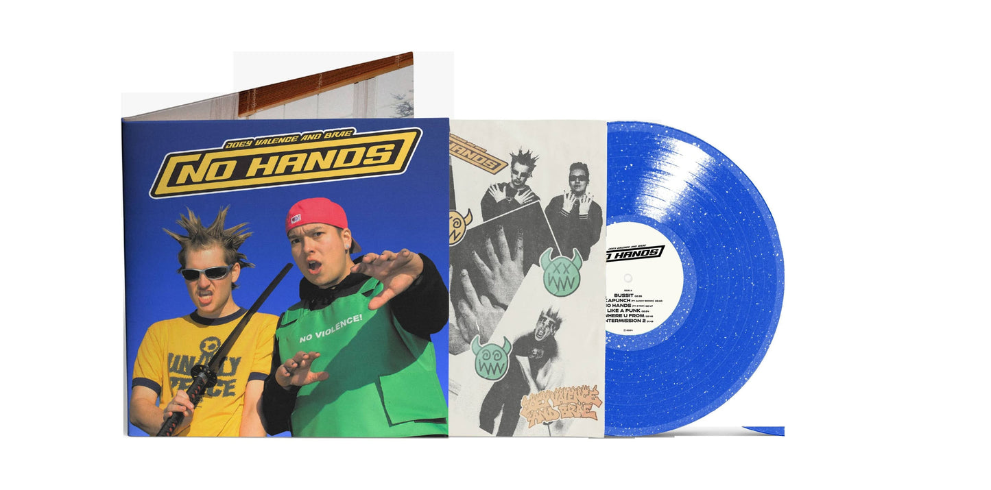VALENCE, JOEY & BRAE - NO HANDS : BOOM BADA BLUE VINYL - LP