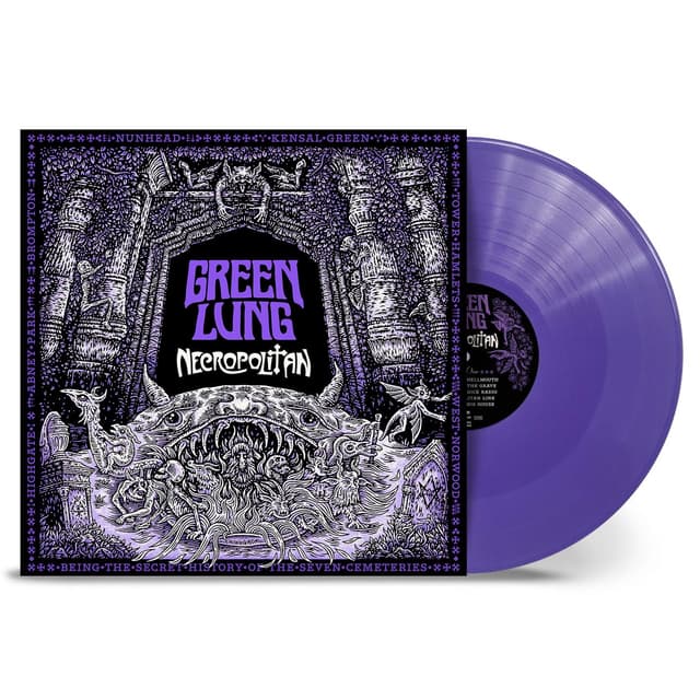 GREEN LUNG - NECROPOLITAN : PURPLE VINYL + MAP - LP