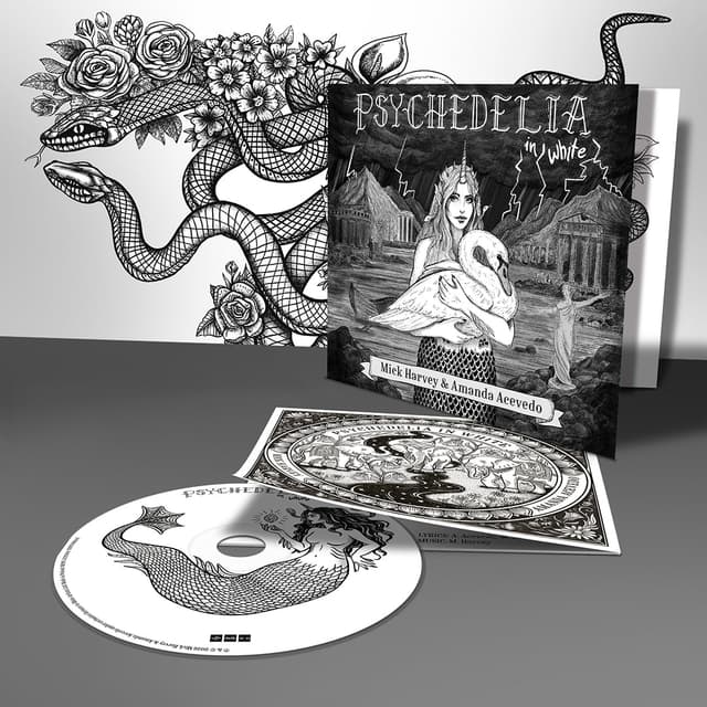 HARVEY, MICK & AMANDA ACEVEDO - PSYCHEDELIA IN WHITE - CD