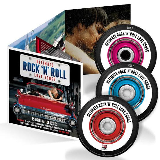 VARIOUS - ULTIMATE ROCK 'N' ROLL LOVE SONGS: 3CD - CD
