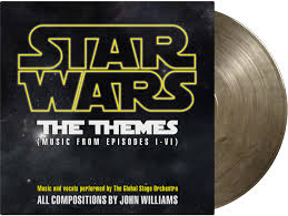 STAR WARS - THEMES : CRYSTAL CLEAR & BLACK VINYL - LP