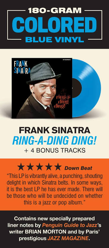 SINATRA, FRANK - RING-A-DING DING! +4 : BLUE VINYL - LP