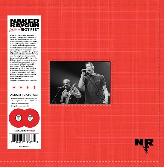 NAKED RAYGUN - LIVE AT RIOT FEST: 2LP RAYGUN INFRARED - LP