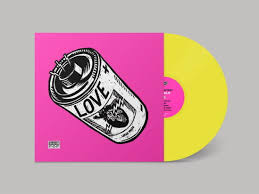 LOVE BATTERY - DAYGLO : YELLOW VINYL - LP
