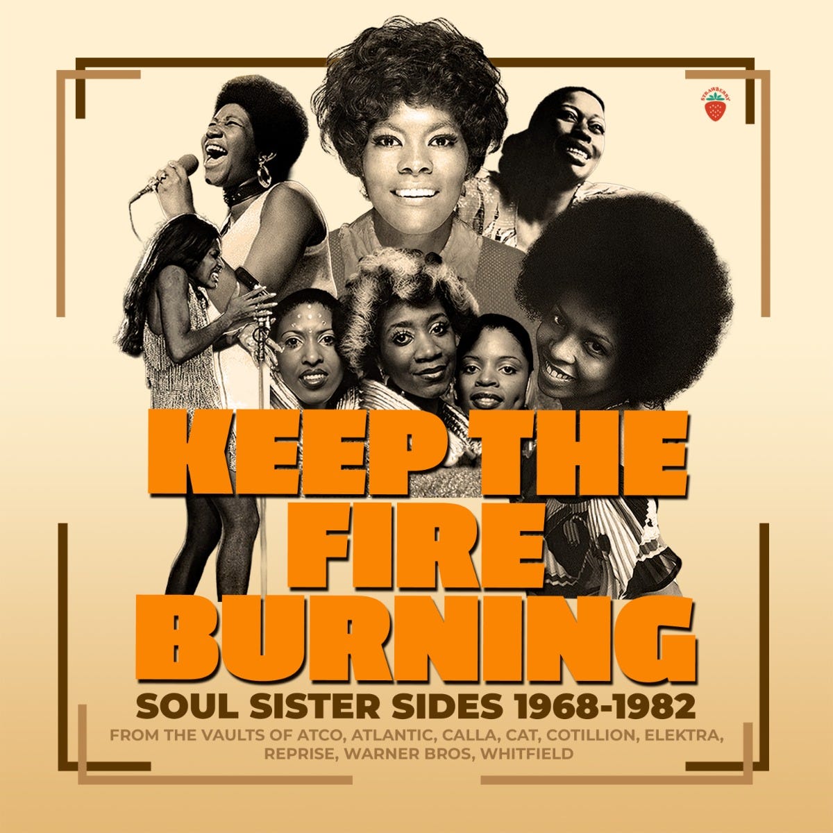 VARIOUS - KEEP THE FIRE BURNING SOUL SISTER SIDES - CD