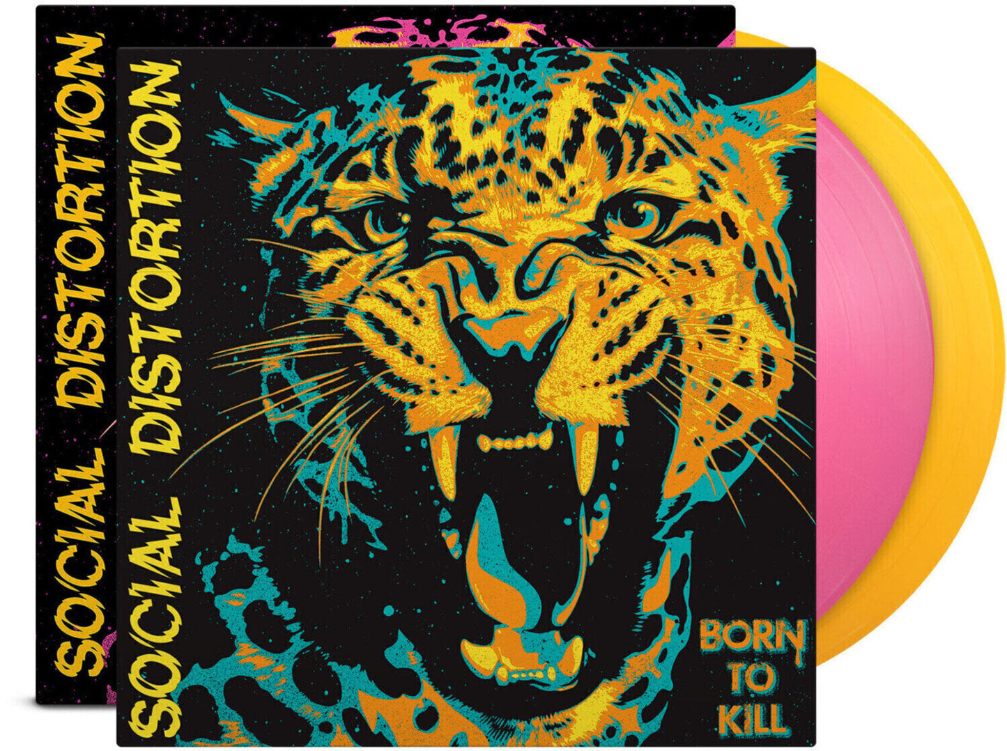 SOCIAL DISTORTION - BORN TO KILL: PINK/YELLOW VINYL (2LP) - LP