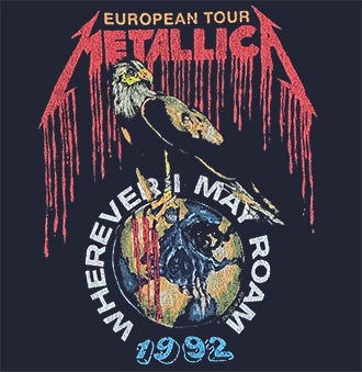 METALLICA - WHEREVER I MAY ROAM: X-LARGE - TSH