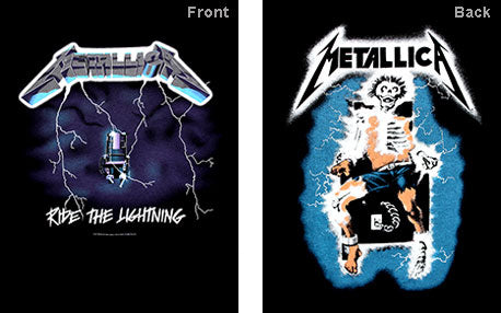 METALLICA - RIDE THE LIGHTNING : MEDIUM - TSH