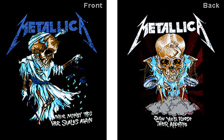 METALLICA - DORRIS : MEDIUM - TSH