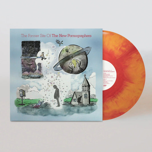 NEW PORNOGRAPHERS - FORMER SITE OF: ORANGE/ RED MARBLE VINYL - LP