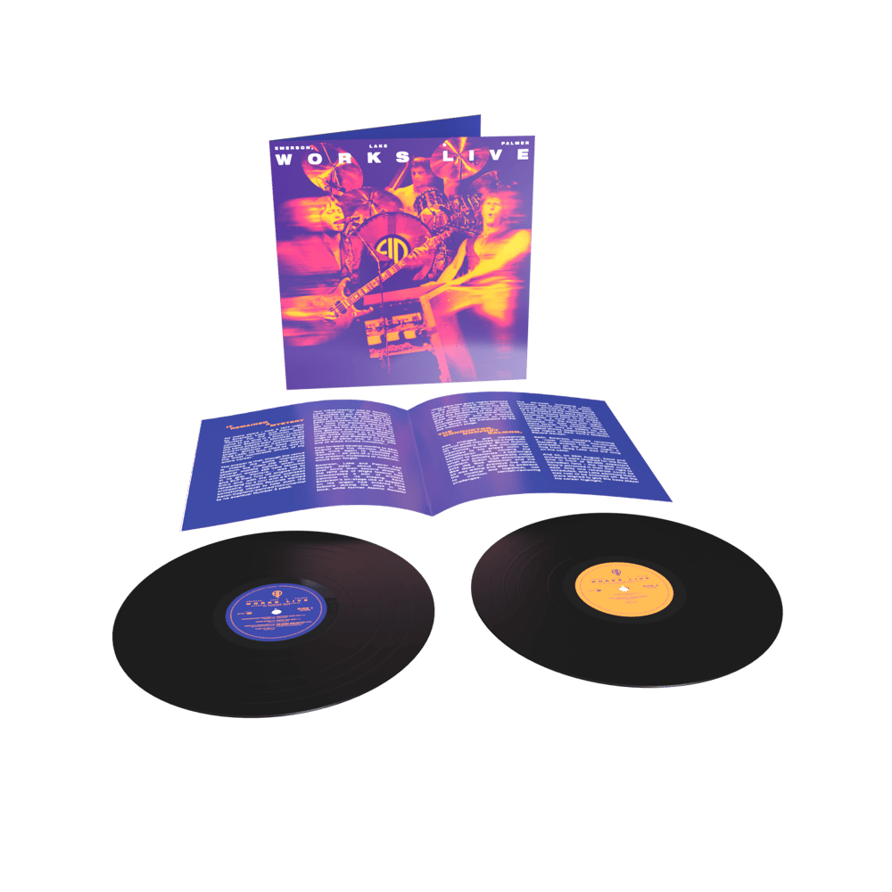 EMERSON, LAKE & PALMER - WORKS LIVE, CANADA 1977: 2LP SET - LP