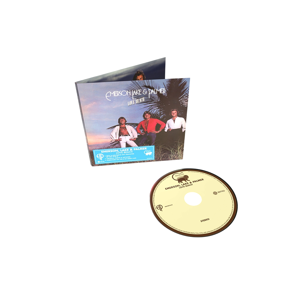 EMERSON LAKE & PALMER - LOVE BEACH : WITH 8 BONUS TRACKS - CD