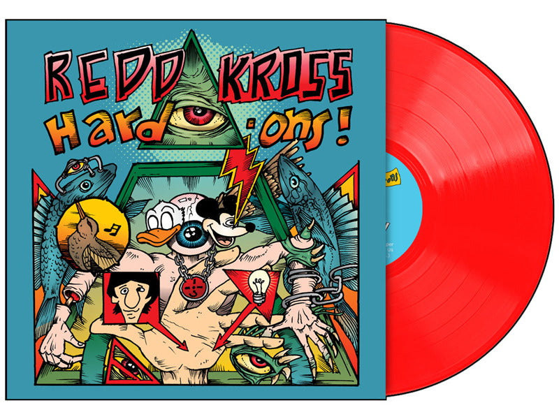 REDD KROSS/ HARD-ONS - AUSTRALIAN TOUR EP : OPAQUE RED VINYL - LP