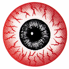 RED EYE RECORDS LOGO - STICKER - ACC