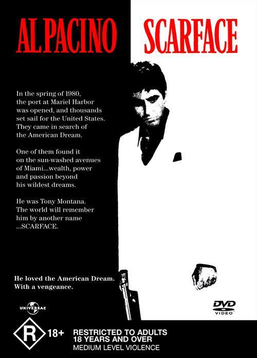SCARFACE (1983) - FILM - DVD