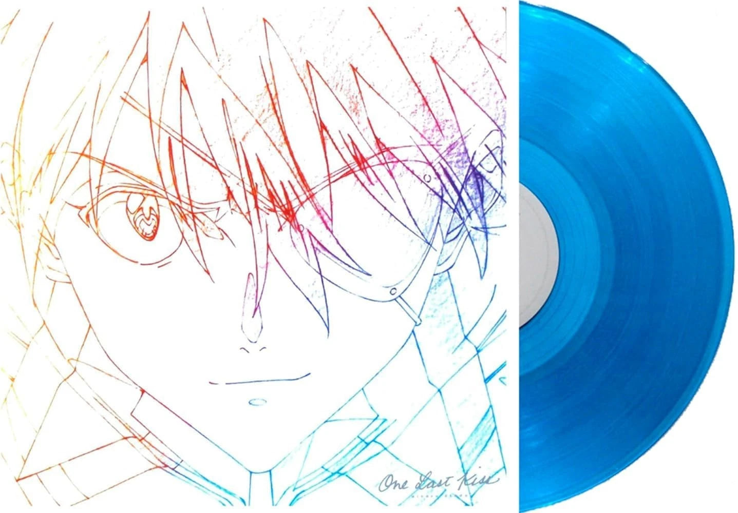 UTADA, HIKARU (EVANGELION) - ONE LAST KISS : BLUE VINYL - LP