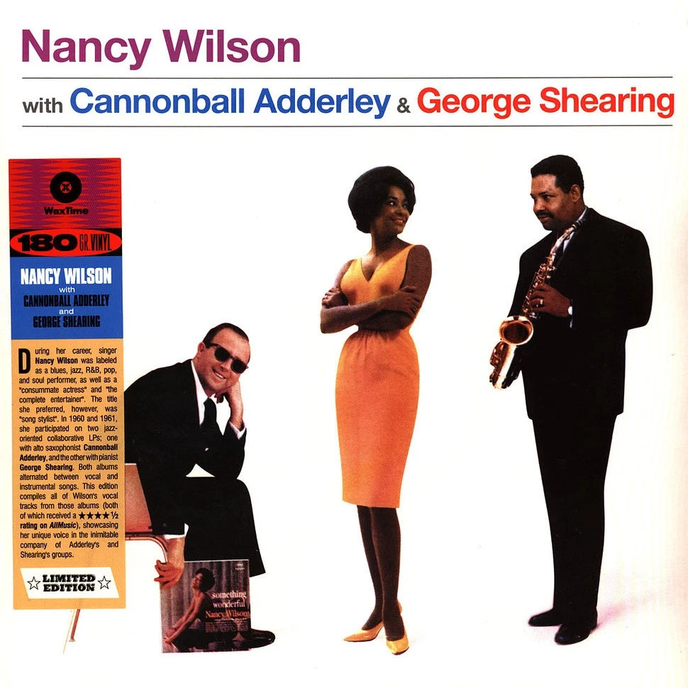 WILSON, NANCY / CANNONBALL ADDERLEY - WITH CANNONBALL ADDERLEY ... : 180-GRAM - LP