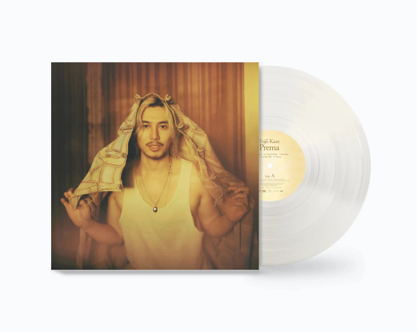 KAZE, FUJII - PREMA : MILKY CLEAR VINYL - LP