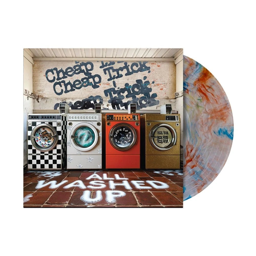 CHEAP TRICK - ALL WASHED UP : ORANGE/BLUE MARBLE VINYL - LP