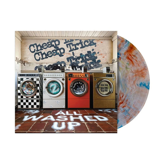CHEAP TRICK - ALL WASHED UP : ORANGE/BLUE MARBLE VINYL - LP