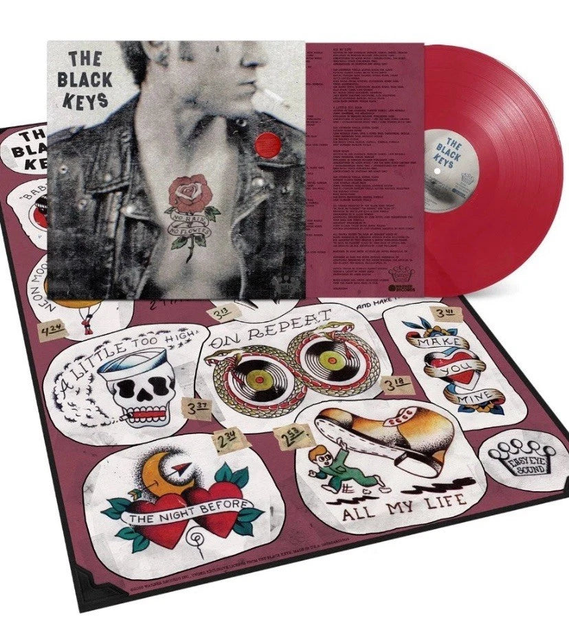 BLACK KEYS - NO RAIN NO FLOWERS : RED VINYL - LP