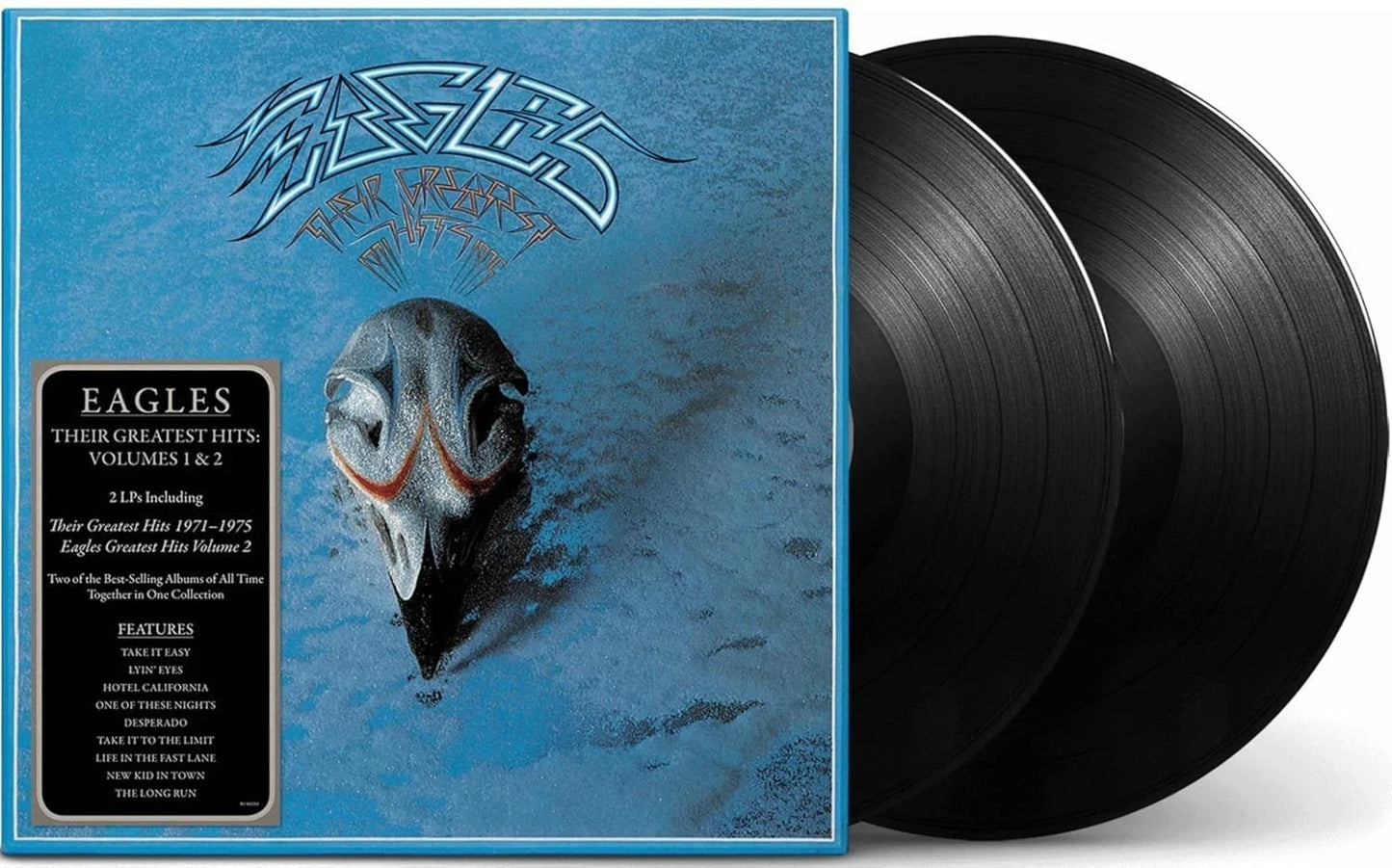 EAGLES - THEIR GREATEST HITS 1 & 2 : 2LP SET - LP