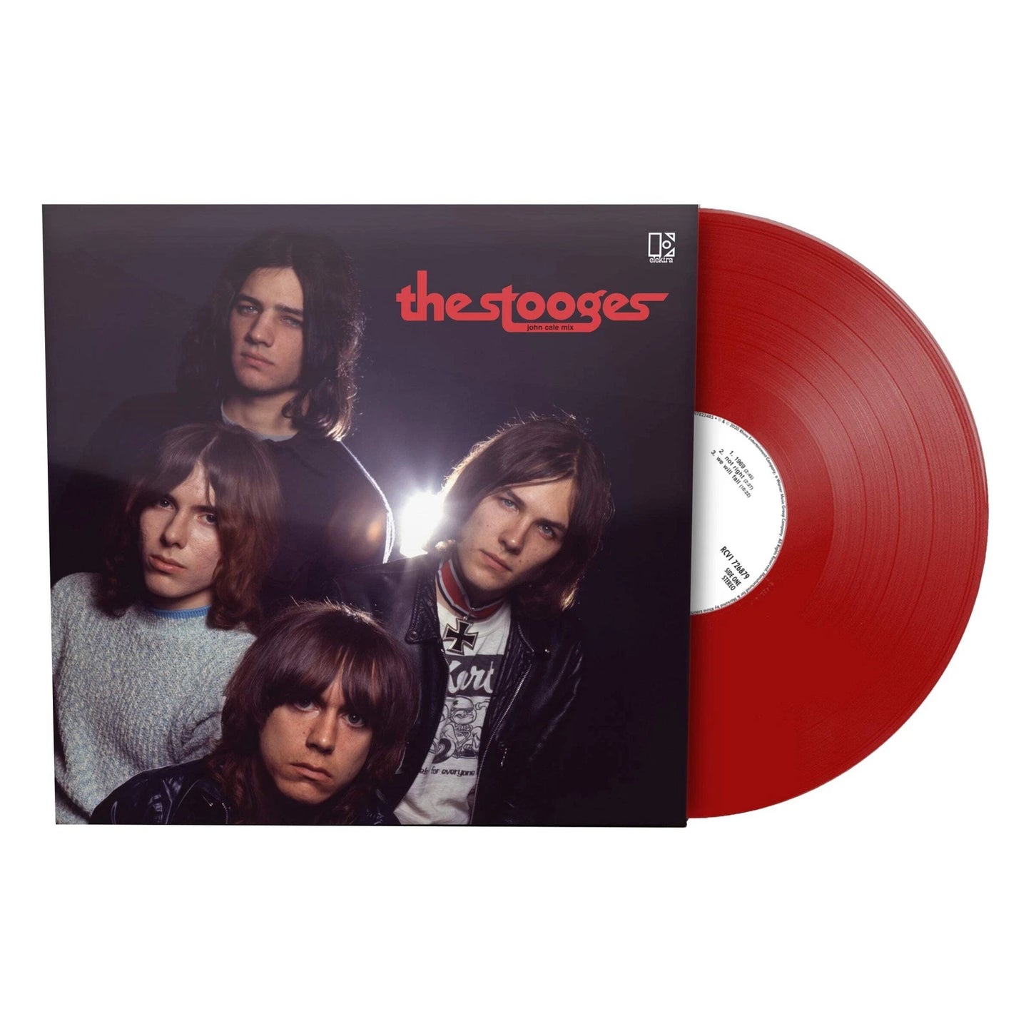 STOOGES - STOOGES : JOHN CALE MIX (RUBY RED VINYL) - LP