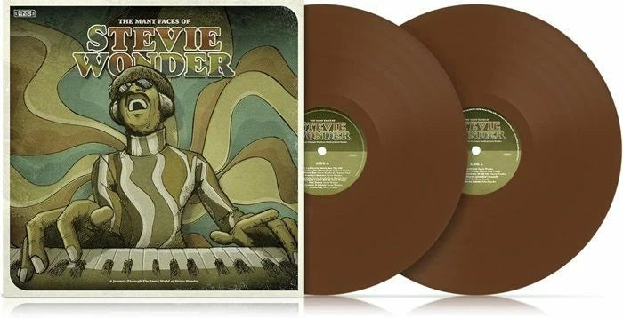 WONDER, STEVIE / VARIOUS - MANY FACES OF : 2LP BROWN VINYL - LP