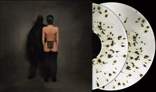 YE / TY DOLLA SIGN - VULTURES 1 : CLEAR/GOLD SPLATTER - LP