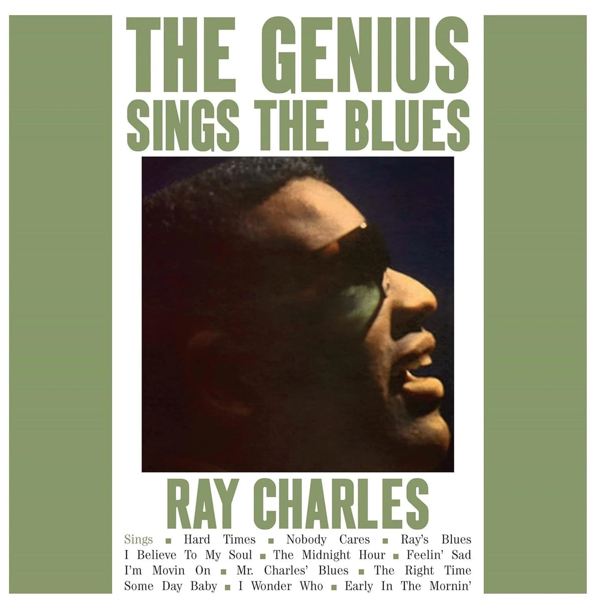 CHARLES, RAY - GENIUS SINGS THE BLUES : CLEAR VINYL - LP