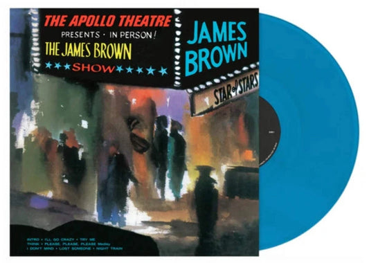 BROWN, JAMES - LIVE AT THE APOLLO (1962) : BLUE VINYL - LP