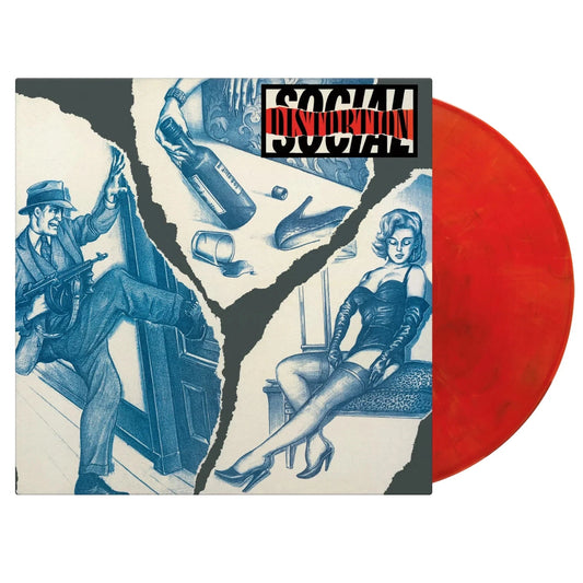 SOCIAL DISTORTION - SOCIAL DISTORTION : RED MARBLED VINYL - LP