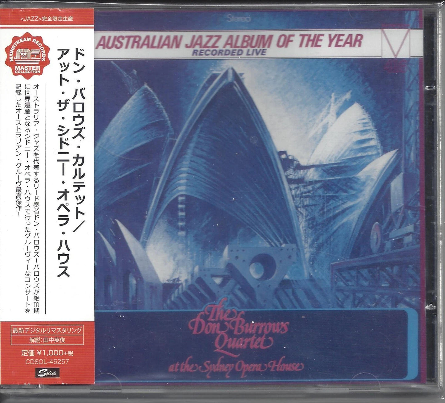BURROWS, DON - AT THE SYDNEY OPERA HOUSE 1974 - CD