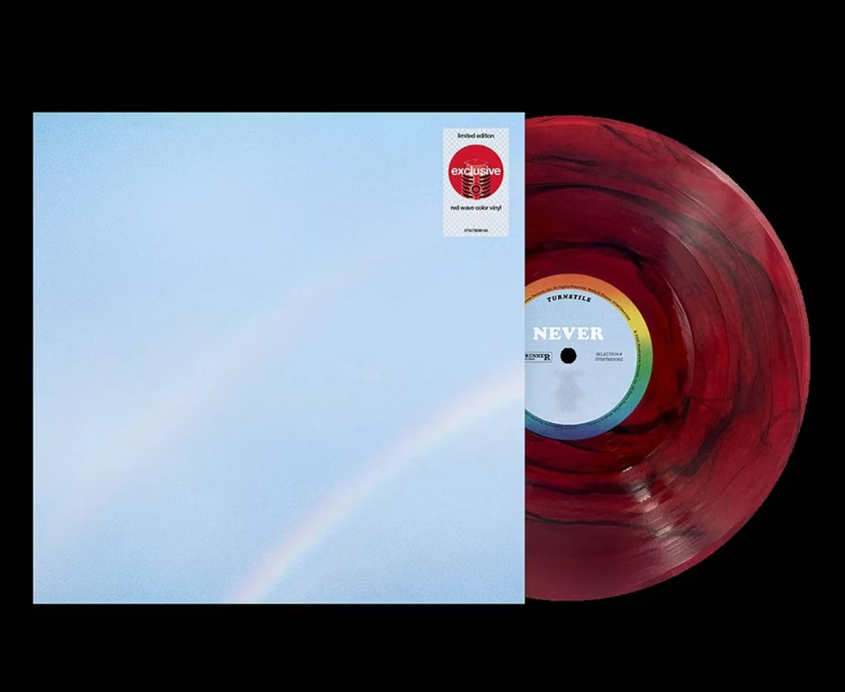 TURNSTILE - NEVER ENOUGH : RED & BLACK WAVE VINYL - LP