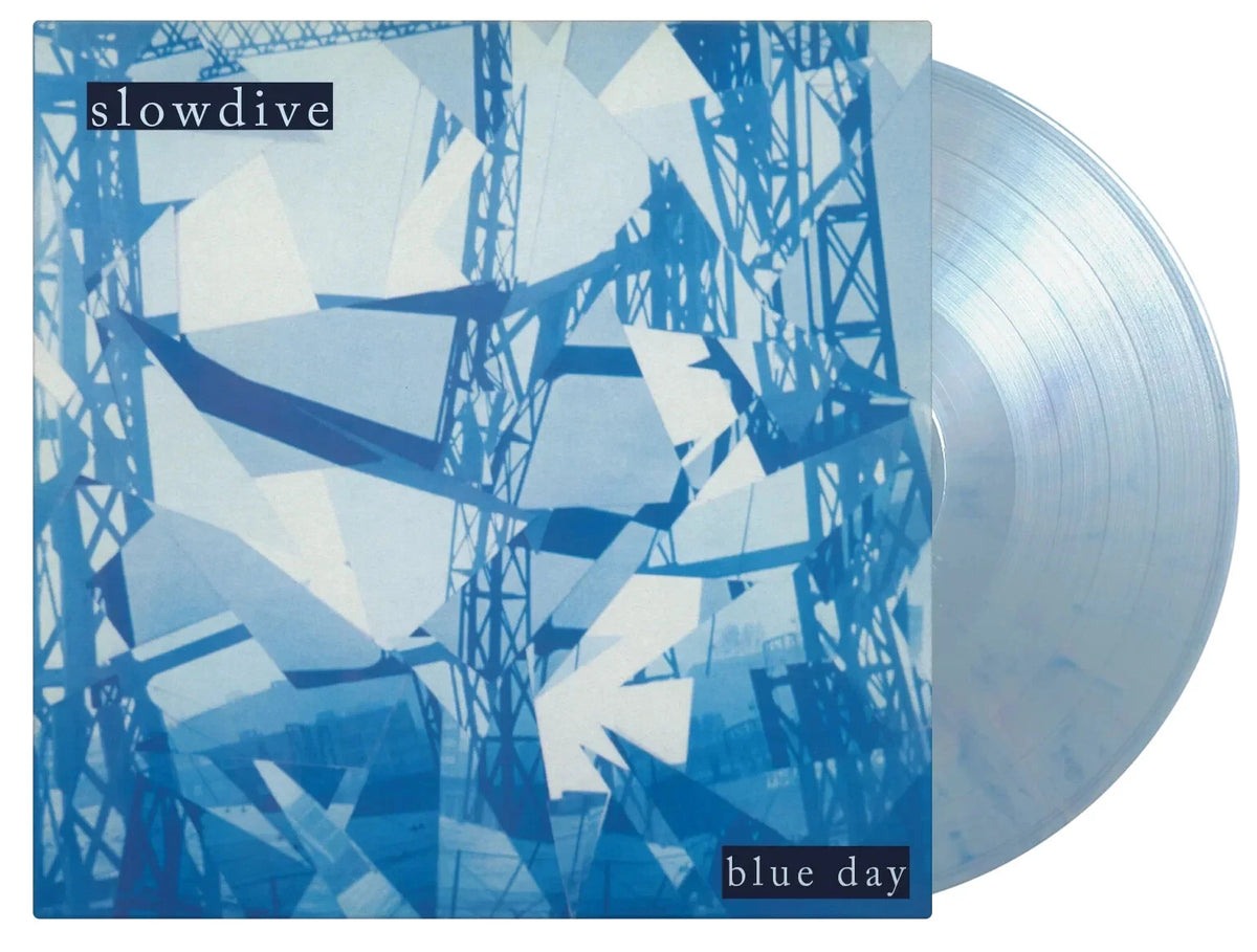 SLOWDIVE - BLUE DAY : BLUE & WHITE MARBLE VINYL - LP