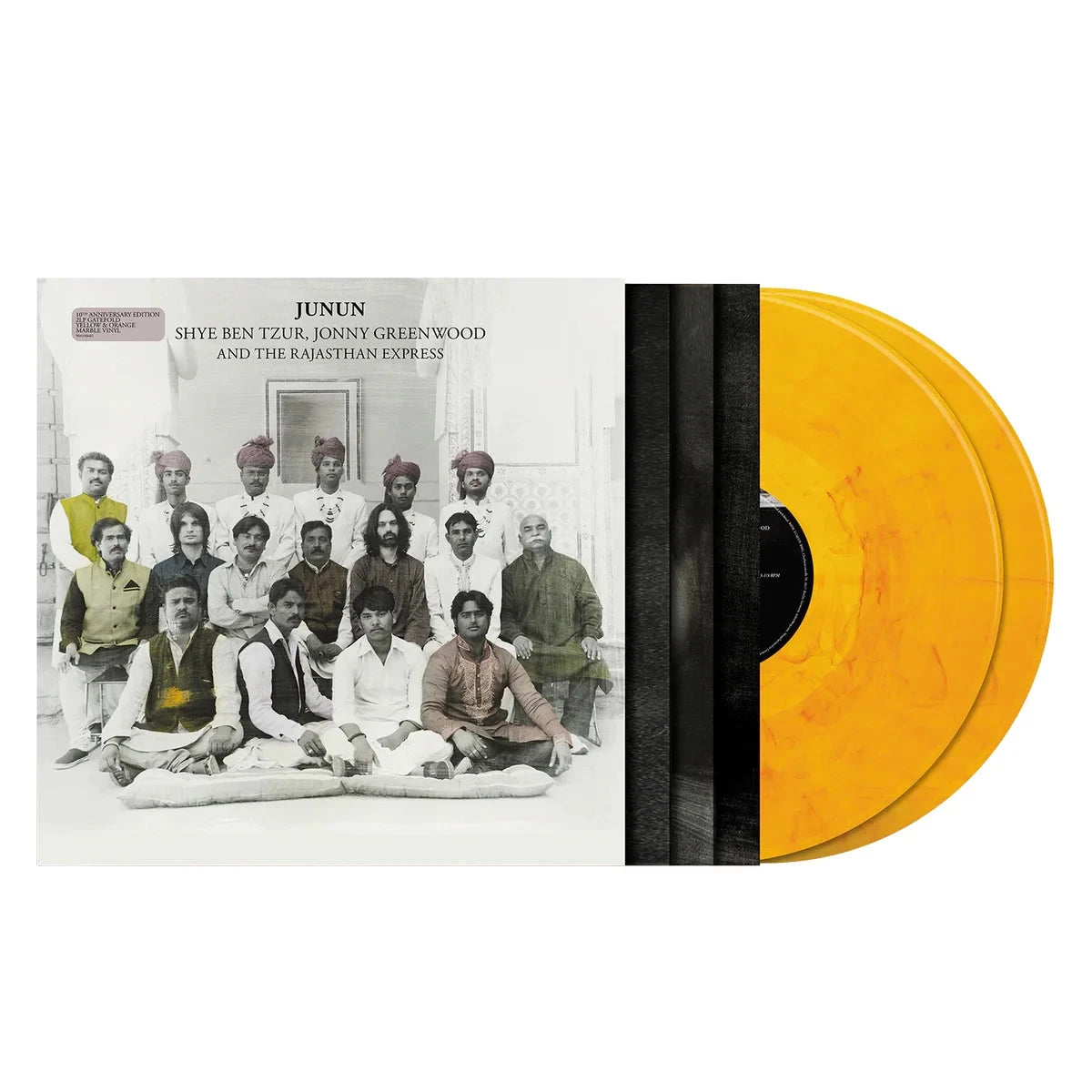 GREENWOOD, JONNY / SHYE BEN-TZUR - JUNUN: YELLOW/ORANGE MARBLE VINYL - LP