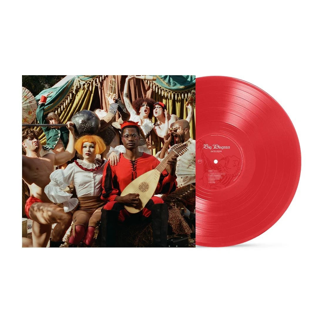 HAUTE & FREDDY - BIG DISGRACE : NEON CORAL VINYL - LP