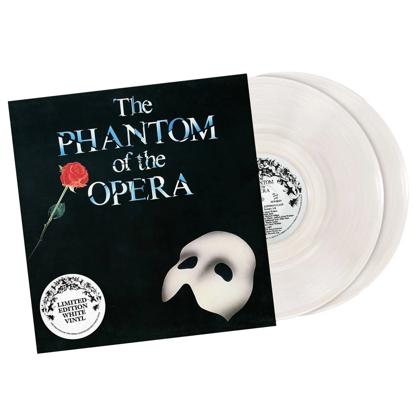 PHANTOM OF THE OPERA (1986) - ORIGINAL LONDON CAST : WHITE 2LP SET - LP