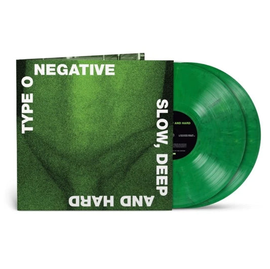 TYPE O NEGATIVE - SLOW DEEP & HARD : GREEN & BLACK MARBLE - LP