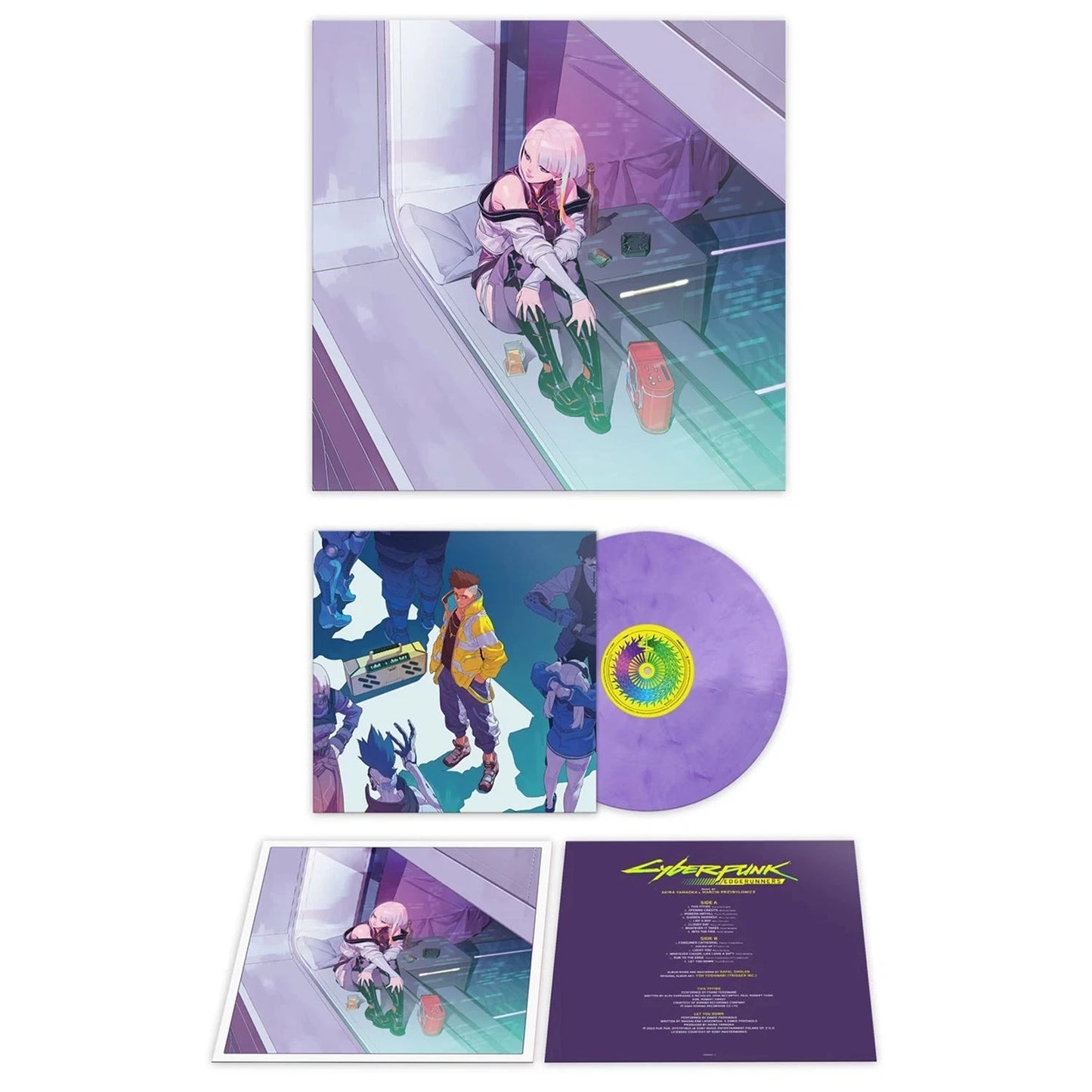 CYBERPUNK : EDGERUNNERS - SOUNDTRACK : MARBLED LILAC VINYL - LP