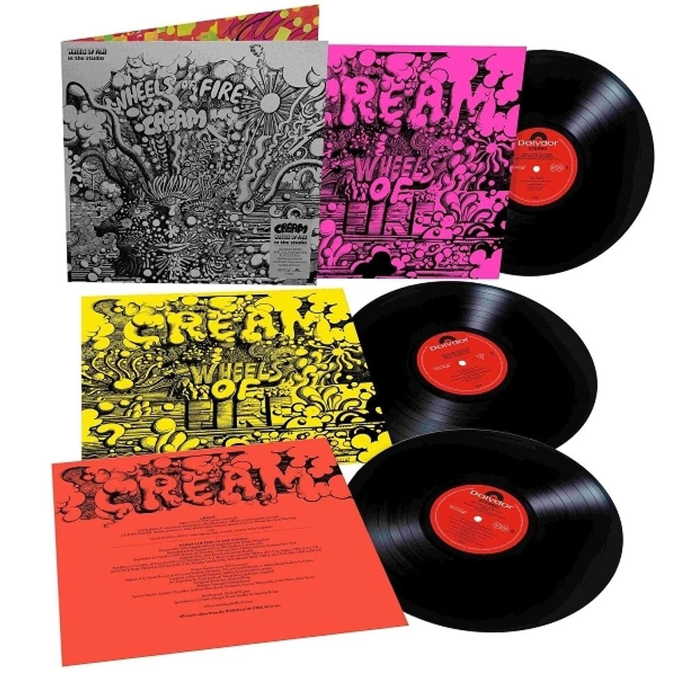 CREAM - WHEELS OF FIRE : IN THE STUDIO (3LP SET) - LP