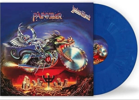 JUDAS PRIEST - PAINKILLER : BLUE & WHITE MARBLE VINYL - LP