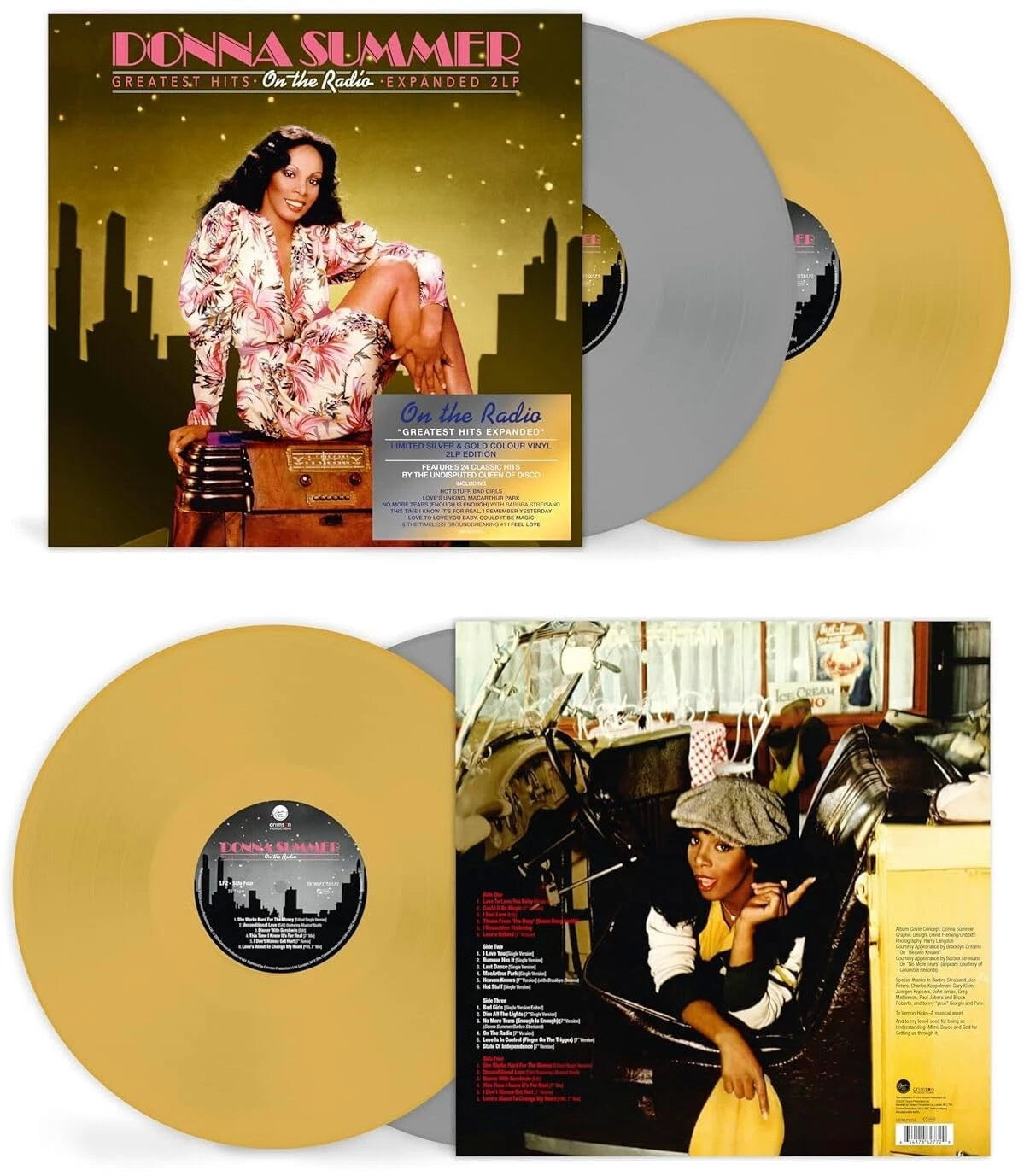 SUMMER, DONNA - ON THE RADIO : GOLD & SILVER 2LP EDITION - LP