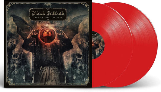 BLACK SABBATH - LIVE IN THE USA 1974: 2LP RED - LP